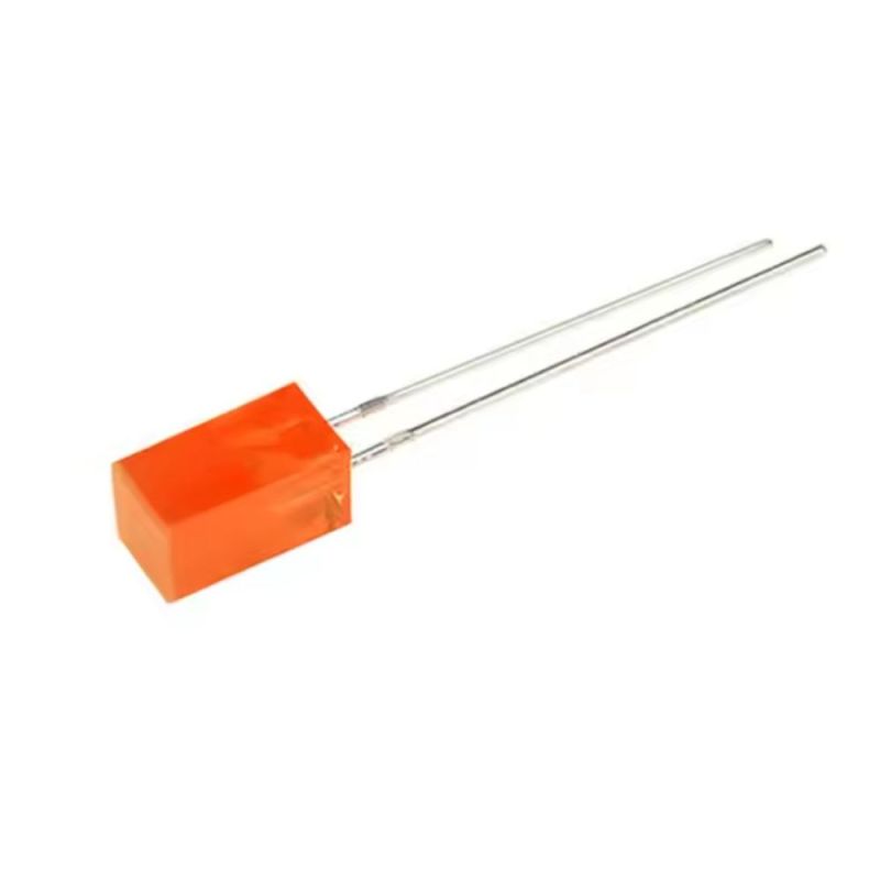 5mm Super Bright Square Orange LED - High Brightness Indicator