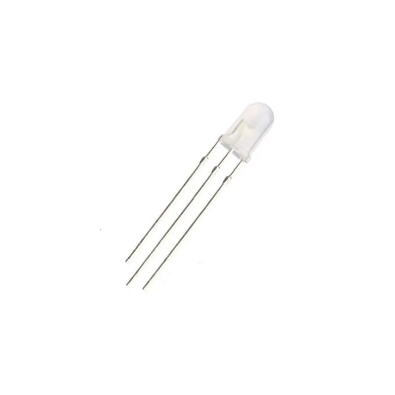 5mm Red/Green LED, 3-Pin, Common Cathode, Diffused Lens