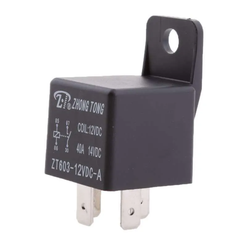 1.015.107.00,Normally Open Contact Relay With Mounting Bracket,12V,40A