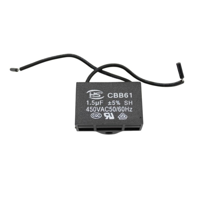 CBB61,1.5uF 450VAC Motor Capacitor, , ±5% Tolerance, 50/60Hz