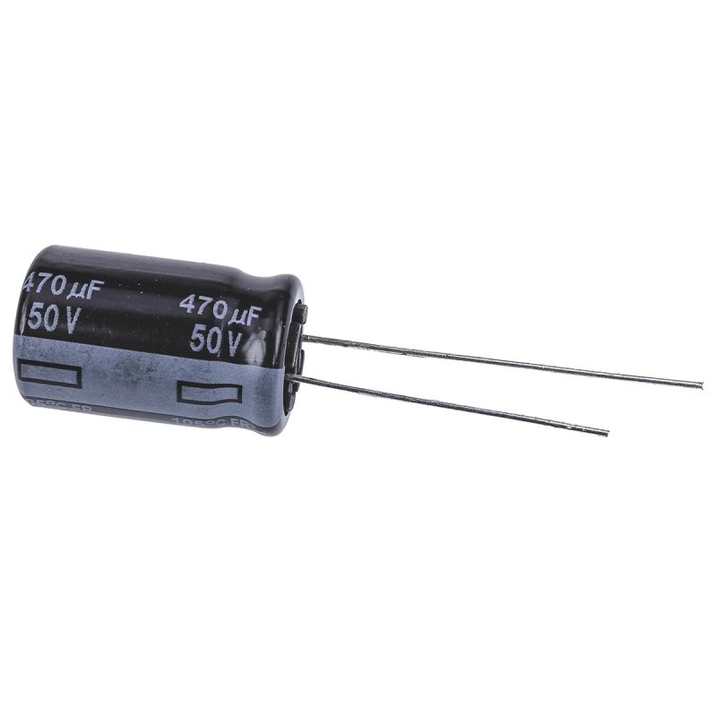 470uF Electrolytic Capacitor 50V ±20% Radial Through-Hole Aluminum