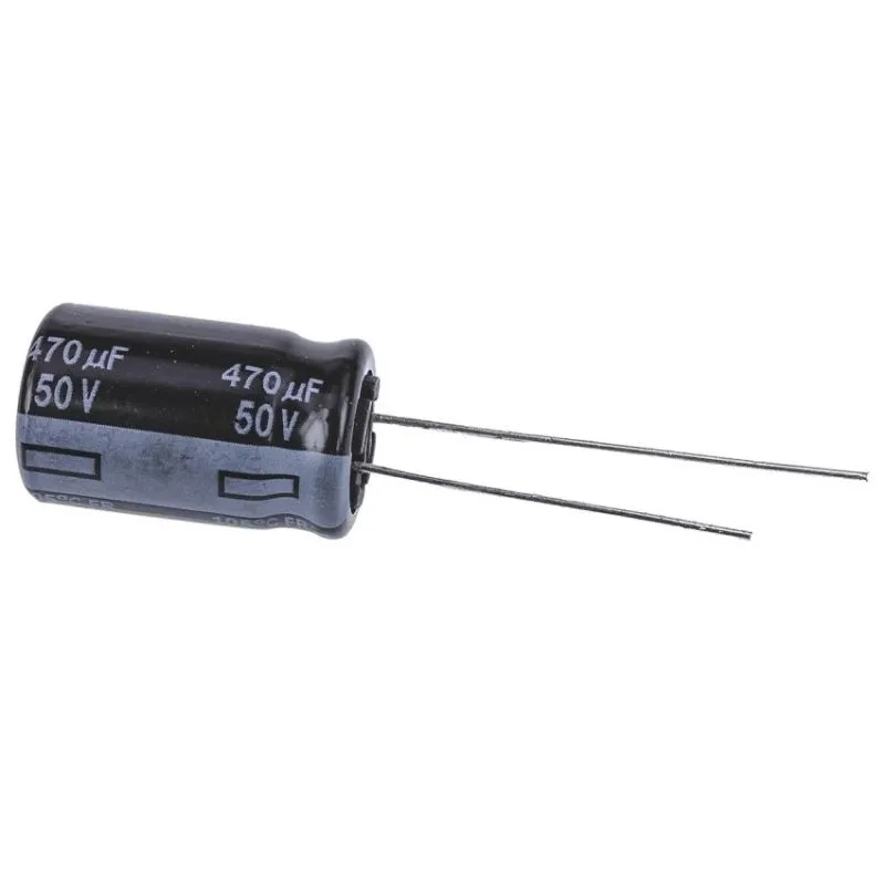 470uF Electrolytic Capacitor 50V ±20% Radial Through-Hole Aluminum