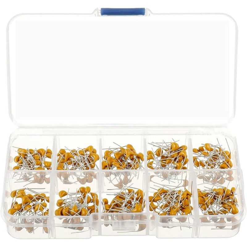 300PCS MLCC Assortment Kit 10Value 50V 0.1UF to 10UF Ceramic Capacitor Set