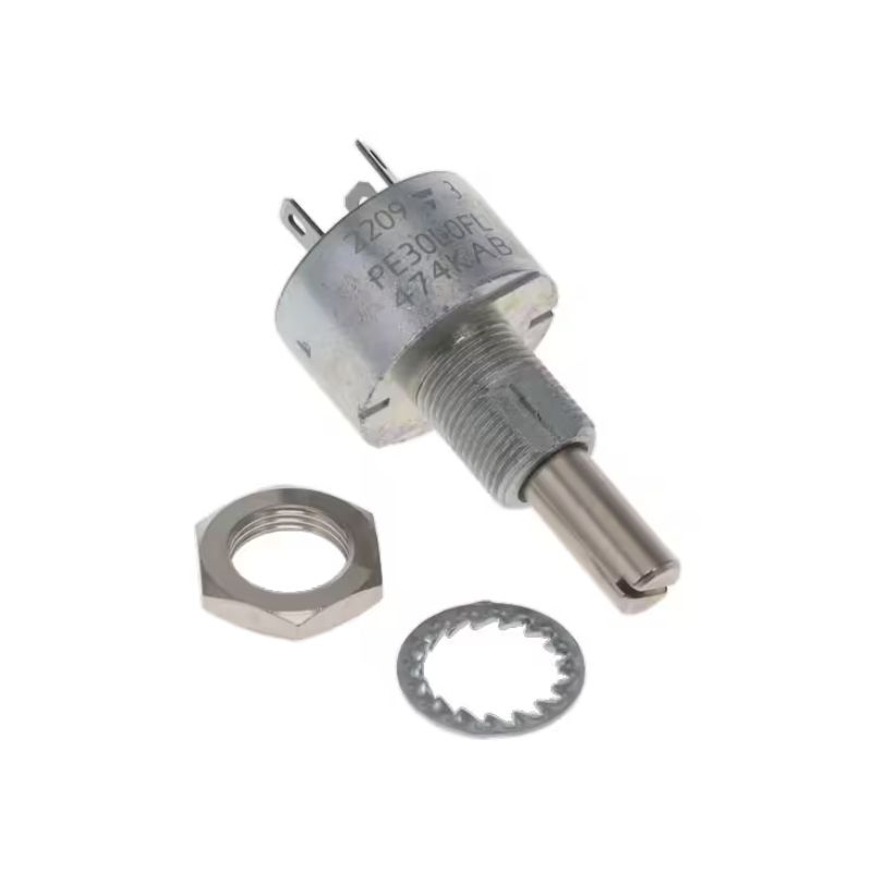 PE30 Potentiometer 470K Ohm 1 Turn Cermet Linear 3W Bushing Mount ±10%