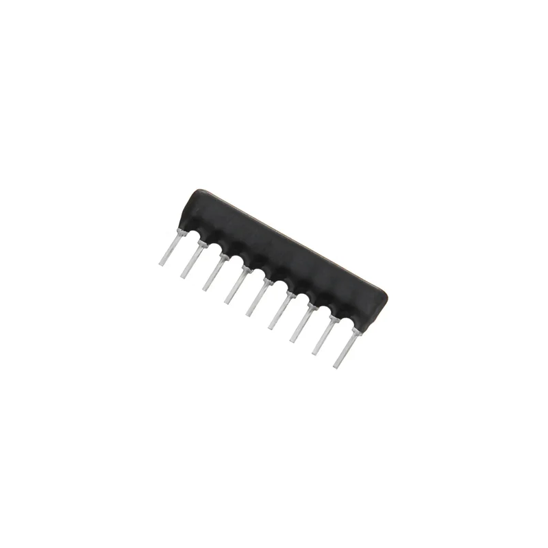 103J Resistor Array 10K Ohm 9-Pin SIP Network ±5 Percent Isolated Through-Hole