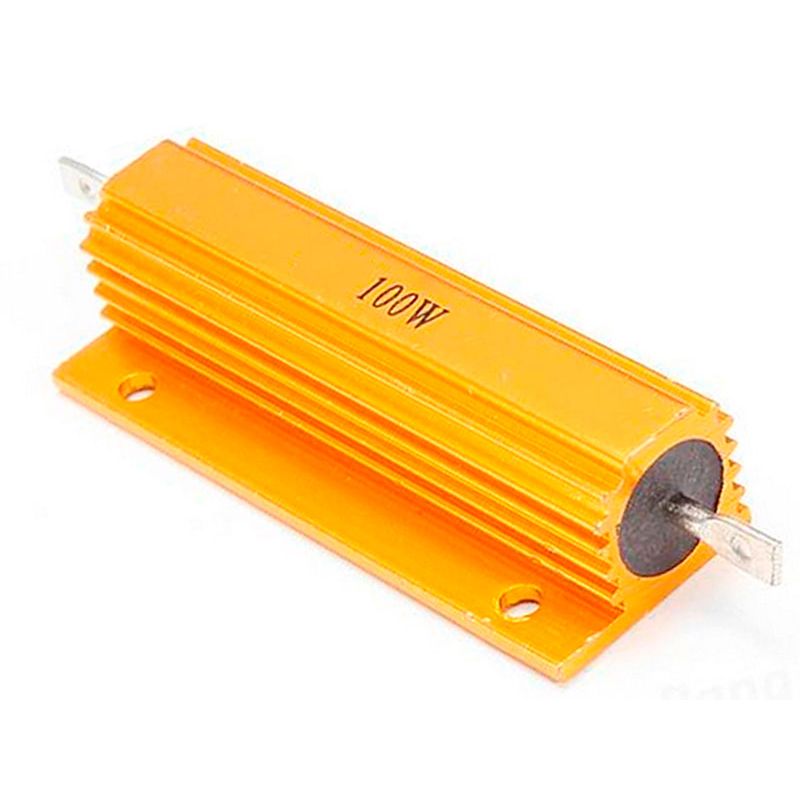 100 Ohm Wirewound Resistor 100W ±5 Percent Aluminum Housed Power Chassis Mount