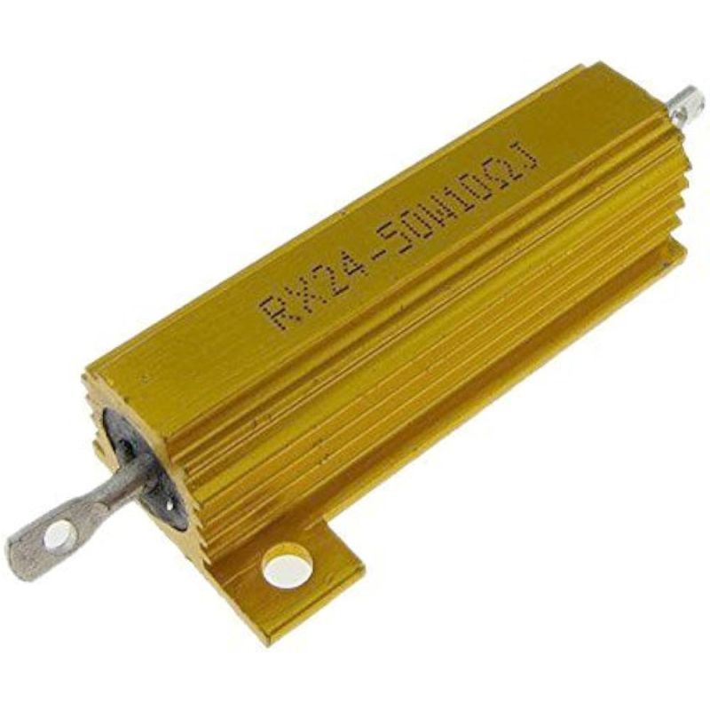 10 Ohm Wirewound Resistor 50W ±5 Percent Aluminum Housed Chassis Mount Power Resistor