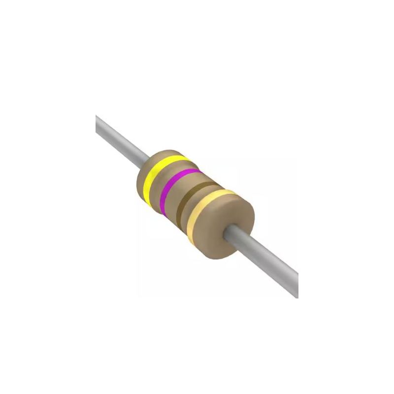 470 Ohm Resistor 1.2W ±5 Percent Carbon Film Axial Through-Hole Flameproof