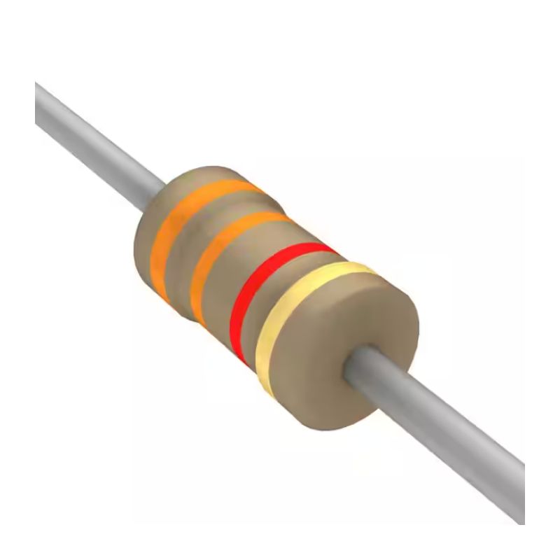 3.3K Ohm Resistor 1.4W ±5 Percent Carbon Film Axial Through-Hole Flameproof