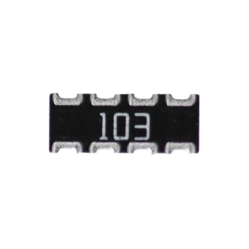 103J Resistor Network 10K Ohm 4 Pin SMD Isolated Array ±5 Percent 1206 Package