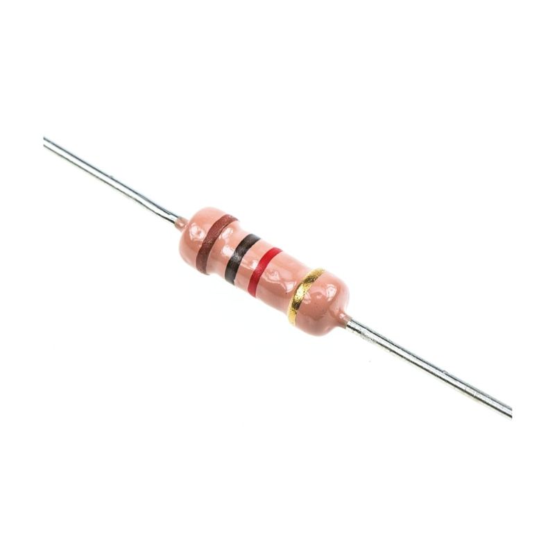 Carbon Film Resistor, 1W Axial Leaded, ±5% Tolerance, General Purpose