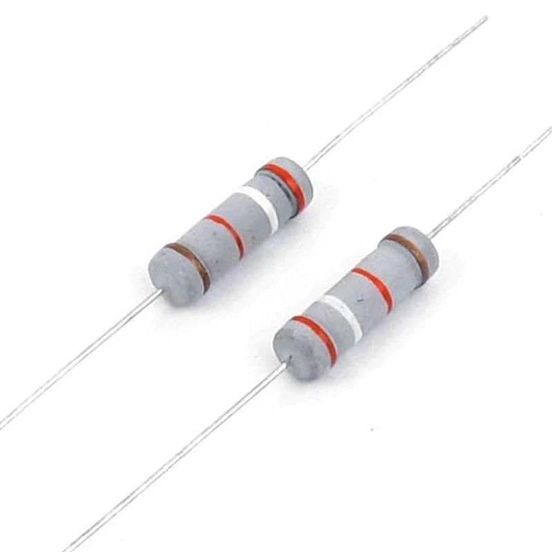 Carbon Film Resistor, 2W Axial Leaded, ±5% Tolerance, General Purpose