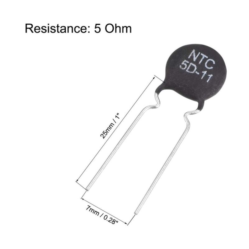 NTC 5D-11,Thermistor, 5Ohm,1.1A,-55°C-125°C