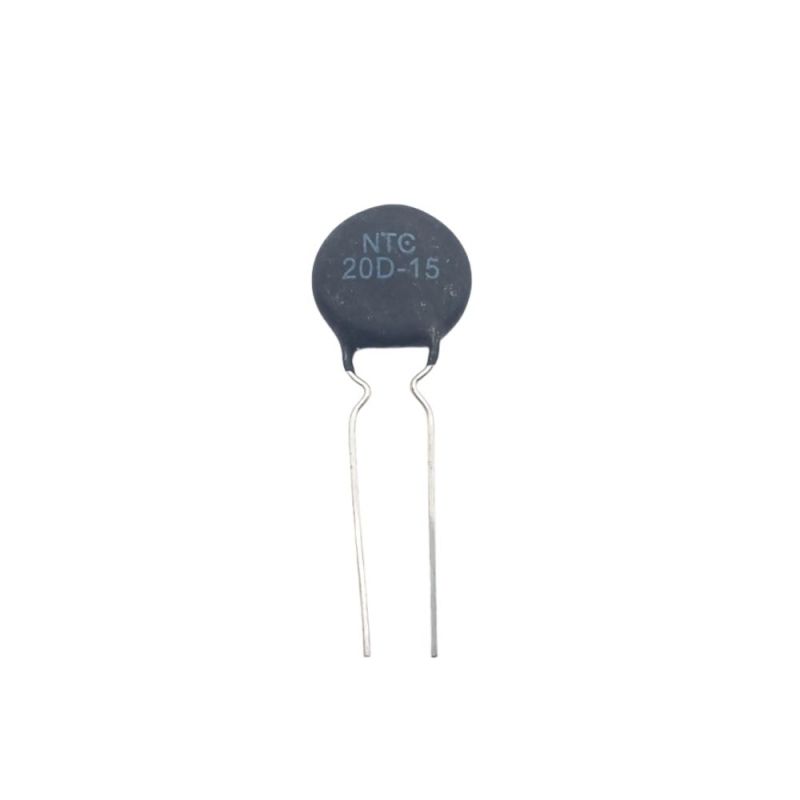 NTC 20D-15, Inrush Current Limiter, Negative Temperature Coefficient Thermistor, Through-Hole Mounting