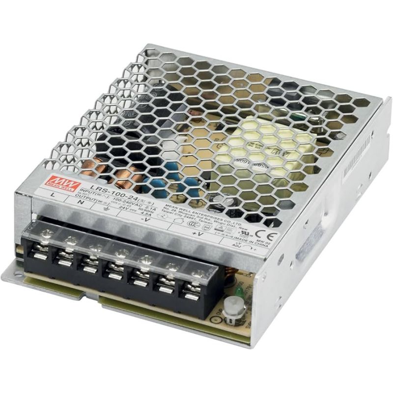 LRS-100-24 AC DC Power Supply 24V 4.5A 108W Enclosed Switching Type