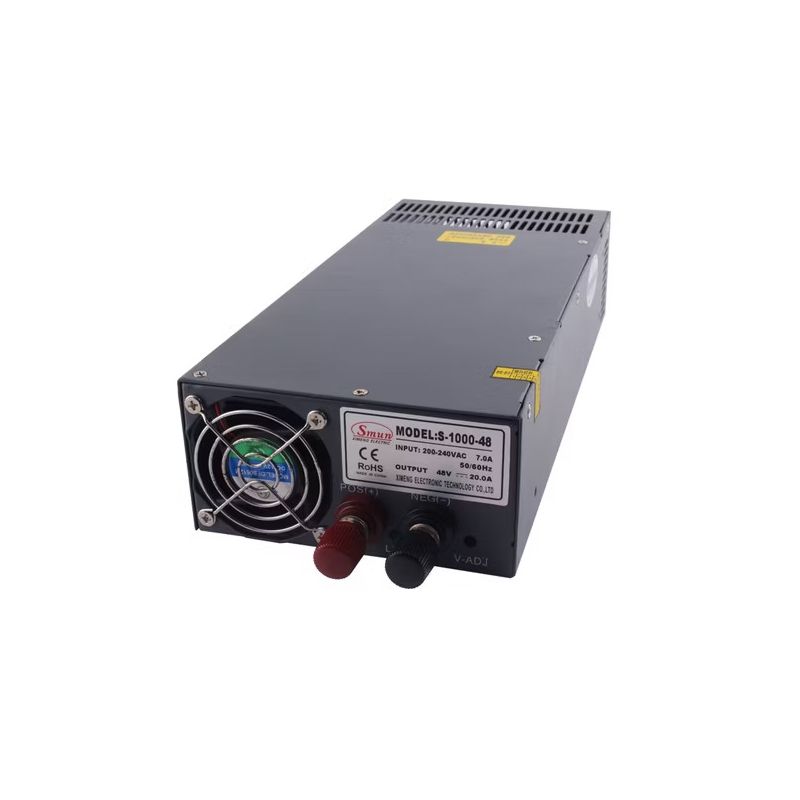 S-1000-48 AC DC Power Supply 48V 20.8A 1000W Enclosed Switching Unit