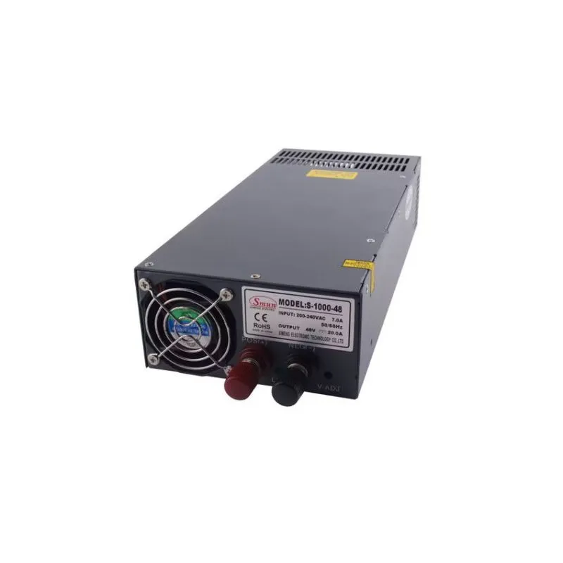 S-1000-48 AC DC Power Supply 48V 20.8A 1000W Enclosed Switching Unit