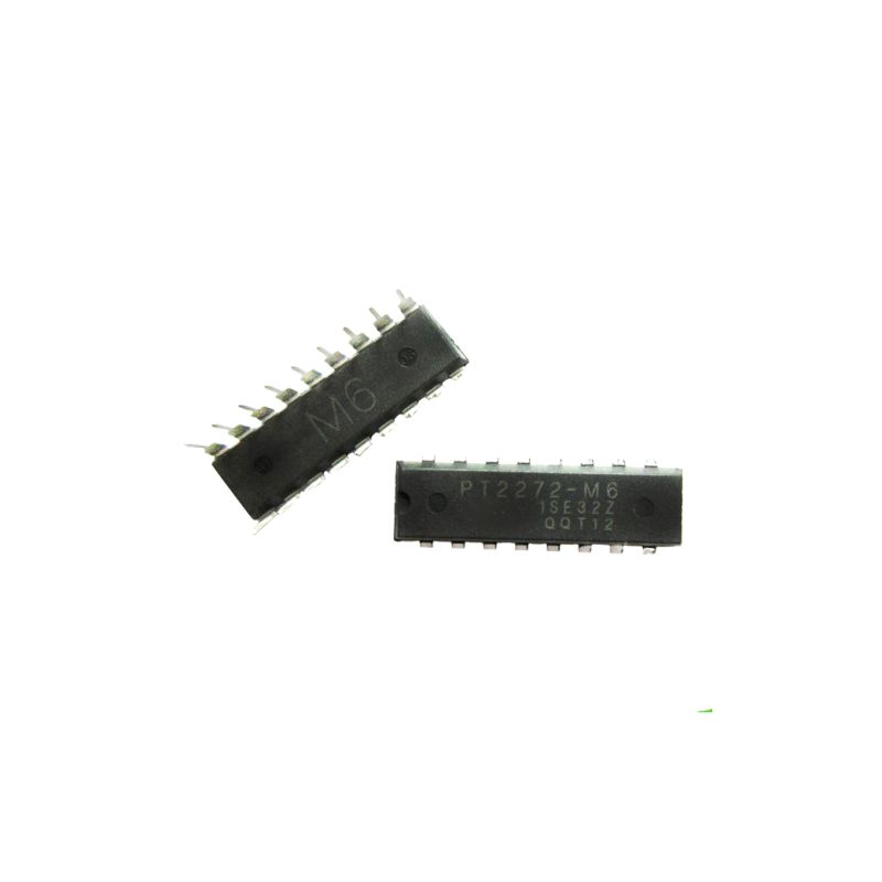 PT2272-M6,Remote Control Decoder IC, 6 Data Pins, Momentary Output,DIP-18