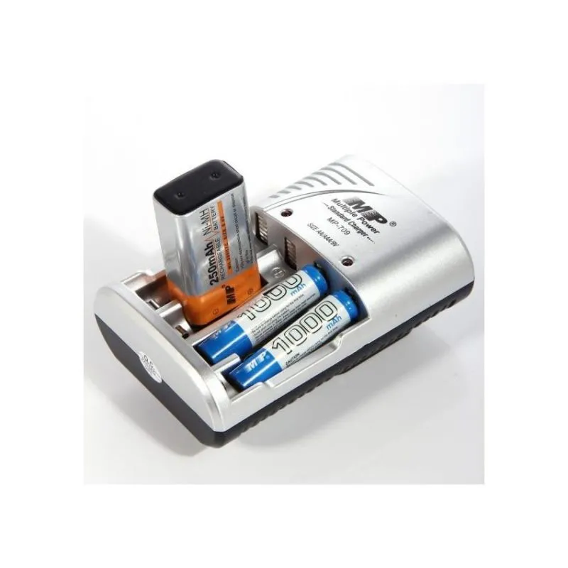 MP-709,Universal Battery Charger,AA, AAA,9V