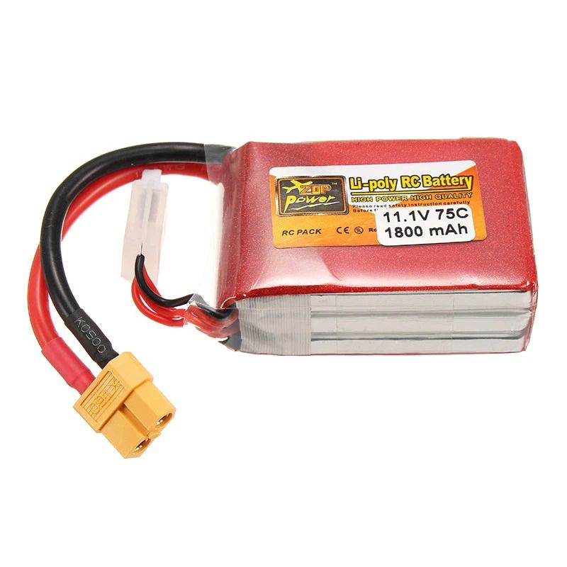 Zop Power 11.1V, 1800mAh, 75C Li-Po Battery