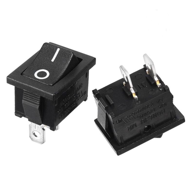 2 Pezzi ) Doppio Interruttore A Bilanciere Da Pannello 250v /6a On