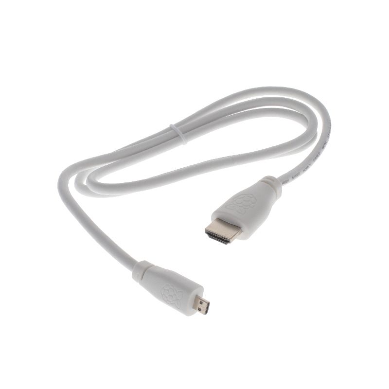 SC0358,Micro-HDMI to Standard HDMI (A/M), 1m cable White