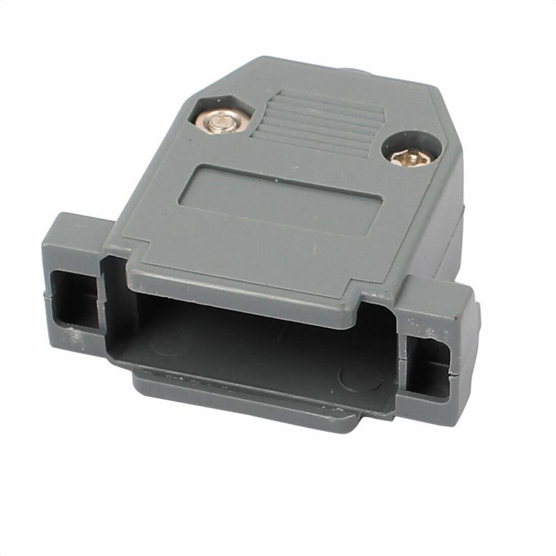 DB15,Connector Housing, Plastic Shell with Screws, Grey