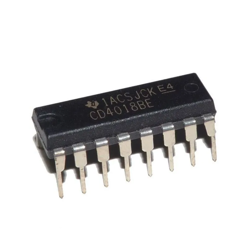 CD4018BE, Presettable Divide-by-N Counter, DIP-16