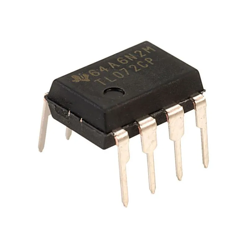 TL072CP-DIP, Low Noise JFET Input Operational Amplifier - Dual, 36V Supply