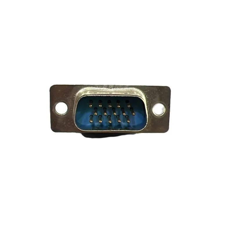 DB15 Male Connector Solder Type 15-Pin D-Sub Right Angle Mount