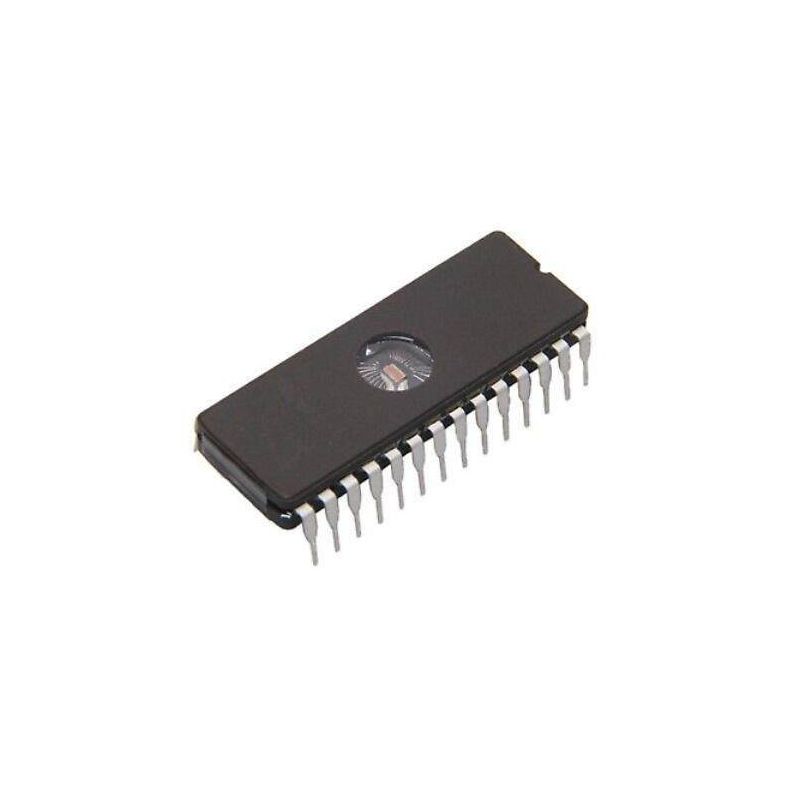 M27C512-12F1 EPROM IC 512Kb Parallel 120ns CDIP28 UV Erasable Memory with Window