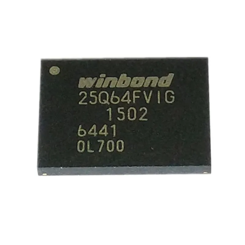 W25Q64FVIG, 64M-bit Serial Flash Memory, SPI,Dual,Quad SPI, SOIC-8