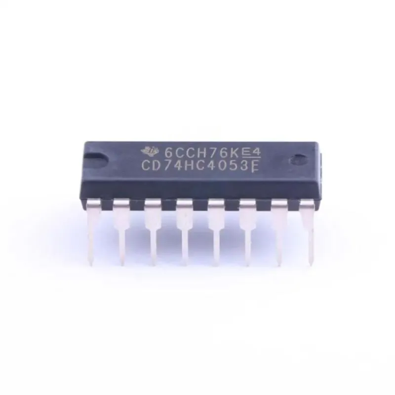 CD74HC4053E, Triple 2-Channel Analog Multiplexer/Demultiplexer,PDIP-16