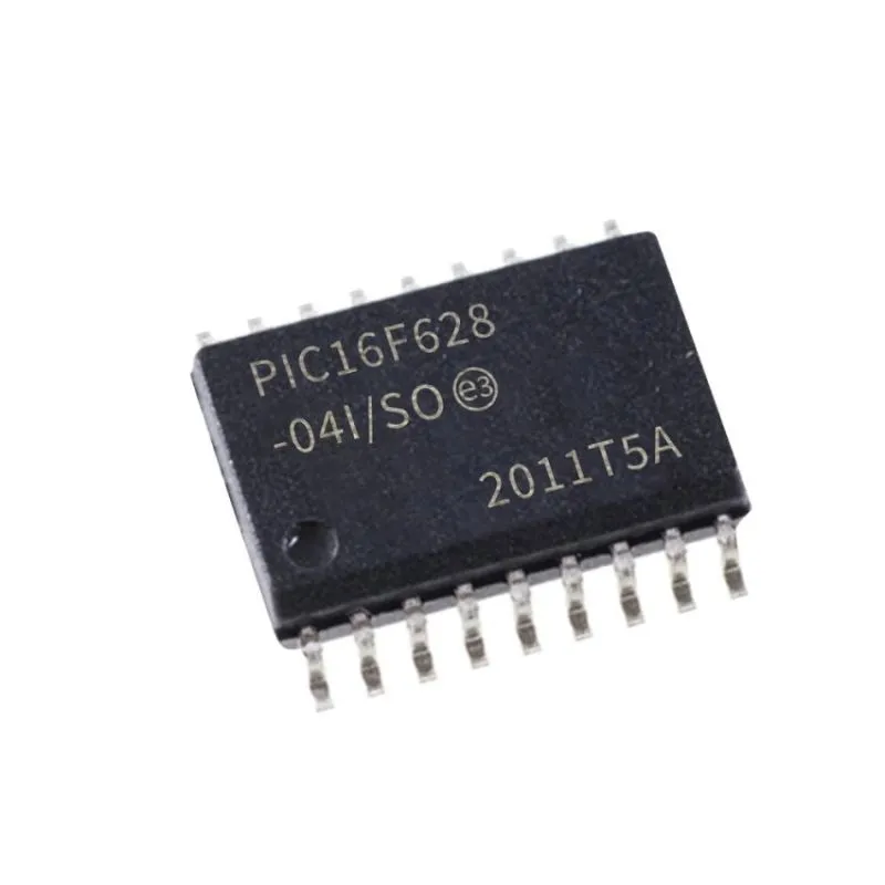 PIC16F628-04/SO, 8-Bit Flash Microcontroller, 18-Pin SOIC