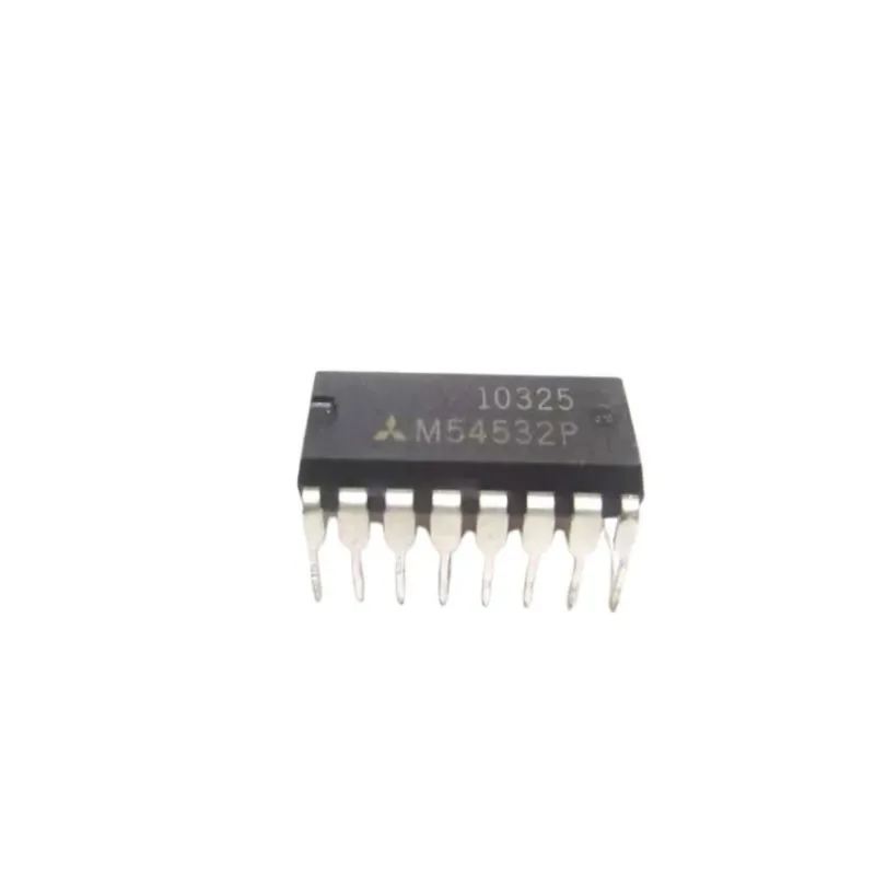M54532P, 4-Unit Darlington Transistor Array with Clamp Diode, DIP-16 Package