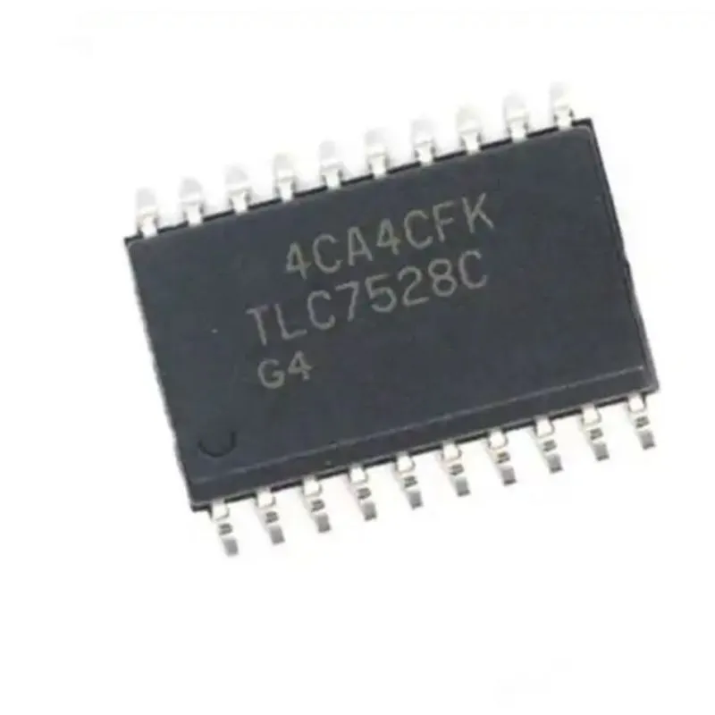 TLC7528C,Dual 8-Bit,Multiplying Digital-to-Analog Converter, SOP-24
