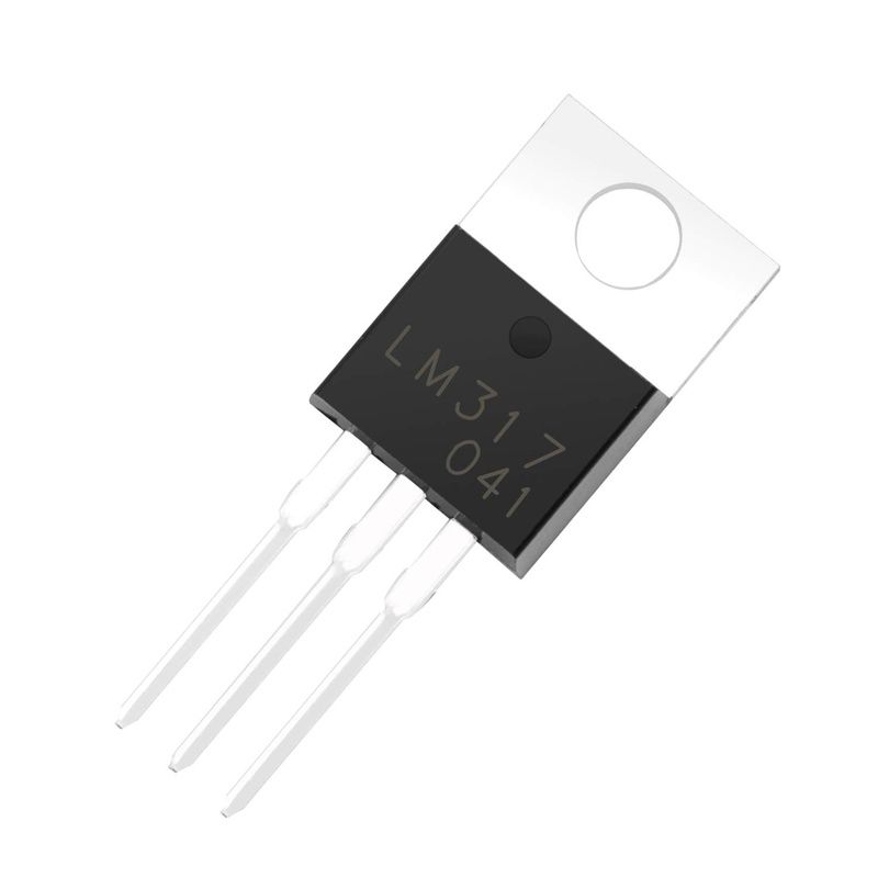 LM317T, 1.2V–37V Adjustable Voltage Regulator, TO-220-3