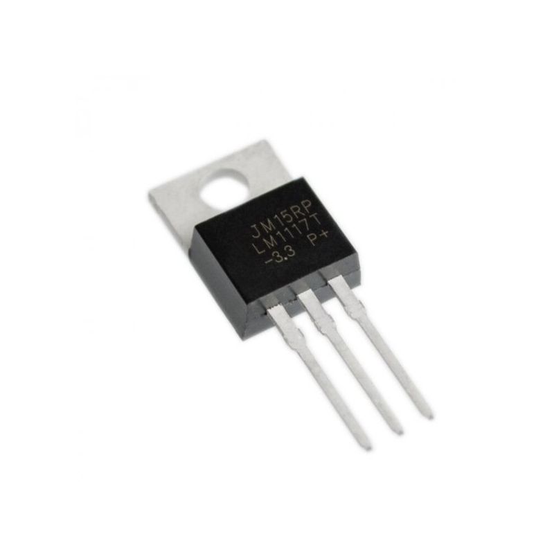 LM1117T-3.3 Voltage Regulator – 3.3V LDO Linear Regulator, TO-220 Package, 800 mA Output