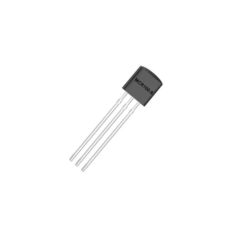 MCR100-8, Sensitive Gate Thyristor, TO-92