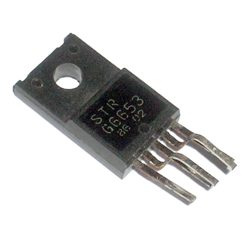 STRG6653, 650V 2.7A Quasi-Resonant Flyback Switching Regulator, TO-220-5