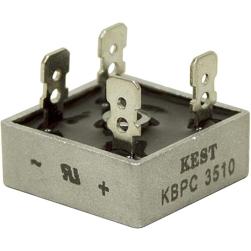 KBPC3510, 35A 1000V Single-Phase Bridge Rectifier, Metal Case
