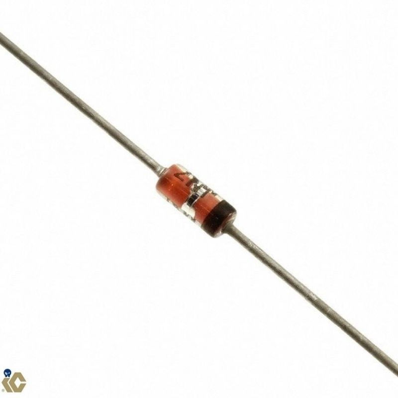 1N751A, 5.1V Zener Diode, 0.5W, DO-35