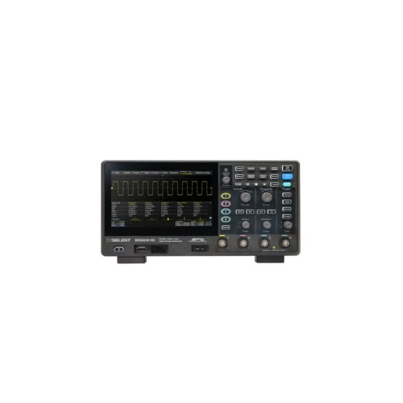 SDS824X HD, 4 CH Oscilloscope, 200 MHz Bandwidth, 12-bit Resolution