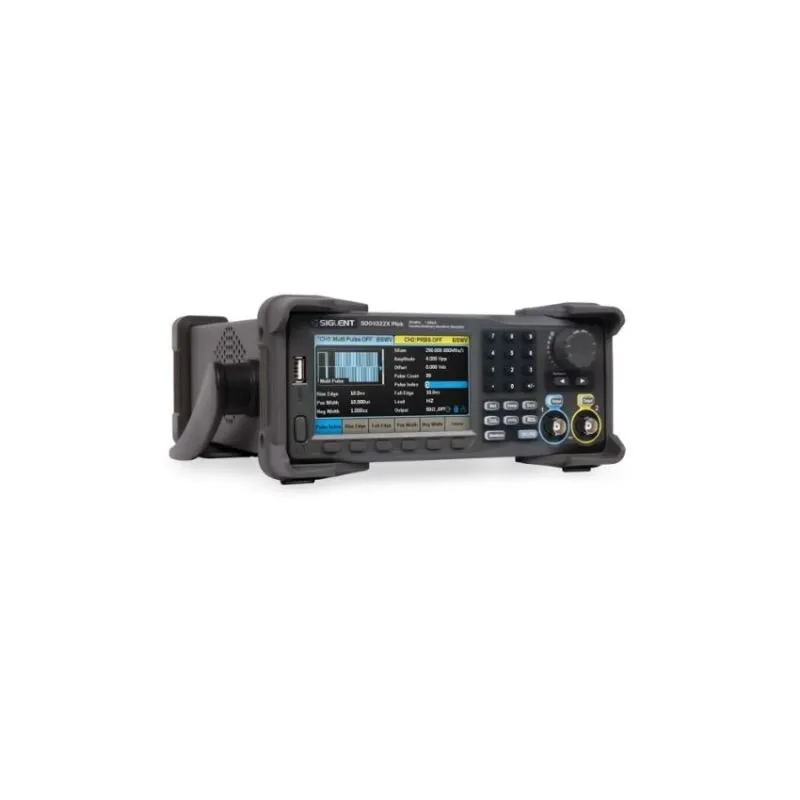 SDG1022X Plus, 2 CH Function Arbitrary Waveform Generator, 25 MHz Max Output Frequency, 16 bit Resolution