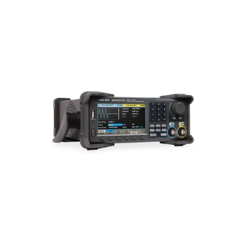 SDG1062X Plus, 2 CH Function Arbitrary Waveform Generator, 60 MHz Max Output Frequency, 16 bit Resolution