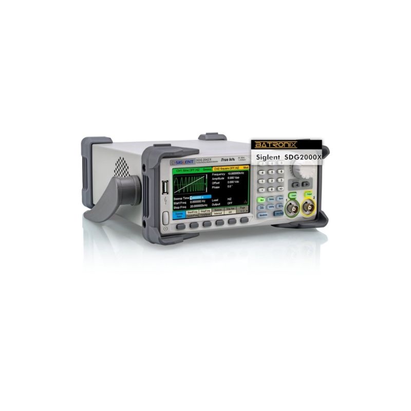 SDG2122X, 2 CH Function Arbitrary Waveform Generator, 120 MHz Max Output Frequency