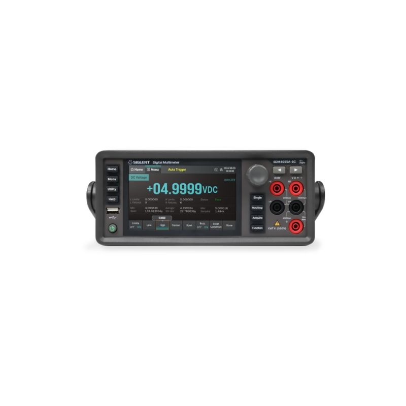 Siglent SDM4055A, 5½‑Digit Touchscreen Bench Digital Multimeter, 4 800 rdgs/s, 2 Million Readings Memory