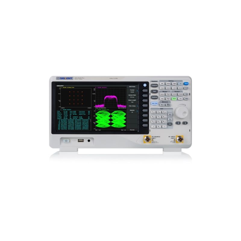 Siglent SSA3032X Plus, 9 kHz–3.2 GHz Digital IF Spectrum Analyzer, 10.1″ Touchscreen