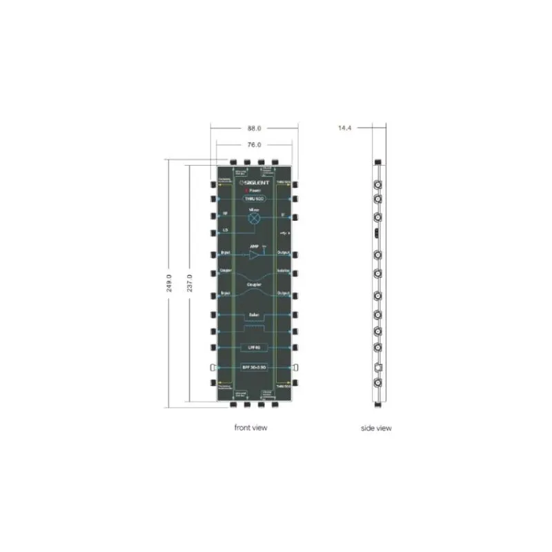 SNA‑TB01 RF Demonstration Board Vector Network Analyzer Training Module