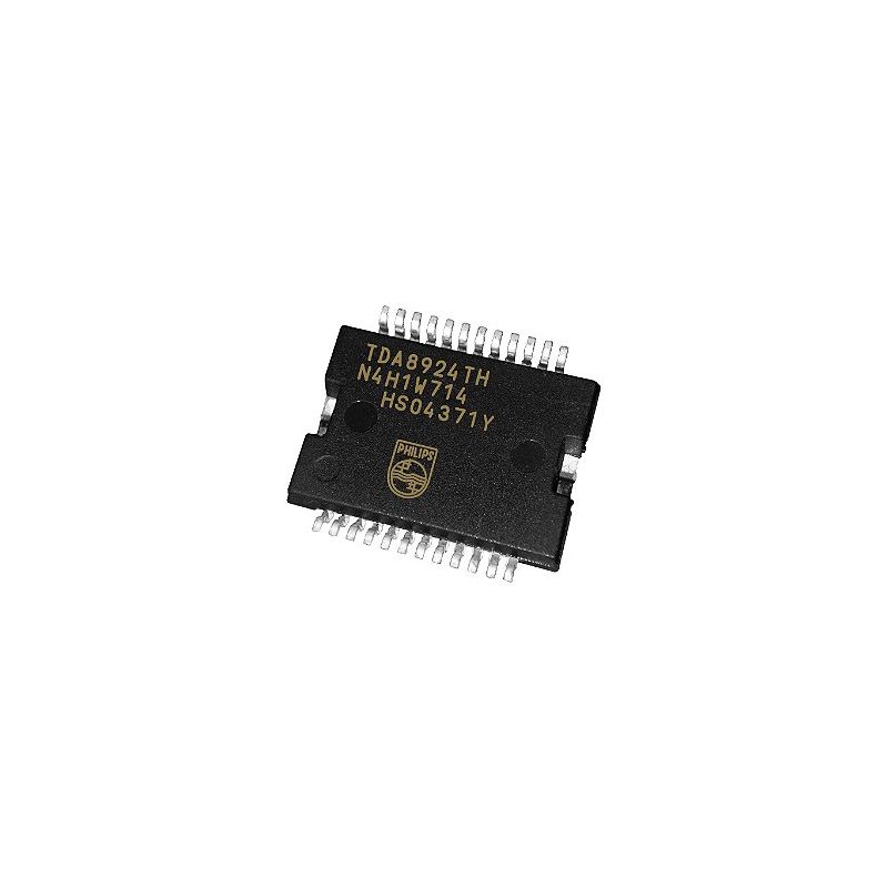 TDA8924TH, 2 x 120 W Class-D Audio Power Amplifier - HSOP24 Package, High Efficiency
